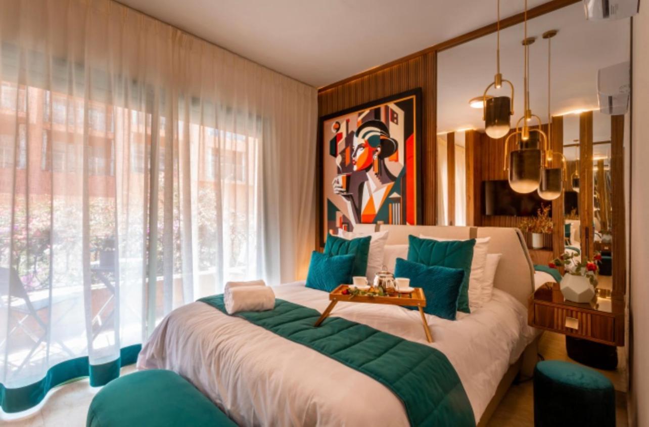 Logement De Luxe Avec Piscine, Hivernage 마라케시 외부 사진